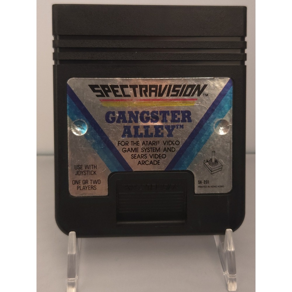Spectravision Gangster Alley (Atari 2600, 1983) Game Cartridge Tested & Working